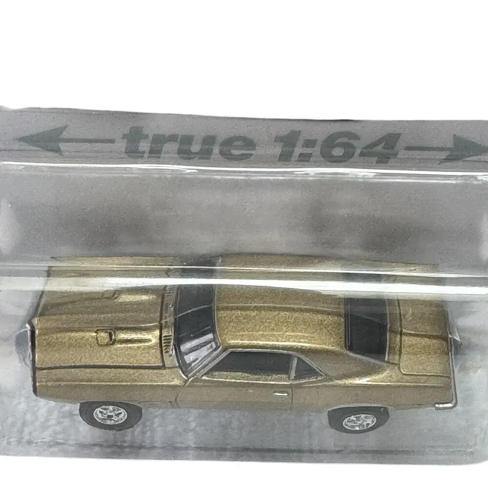 Auto World Vintage Muscle 1969 Pontiac Firebird Royal Bobcat Antique Gold 1:64